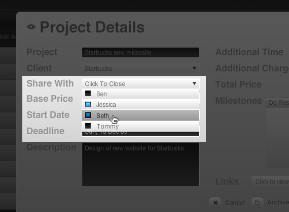 Share Projects